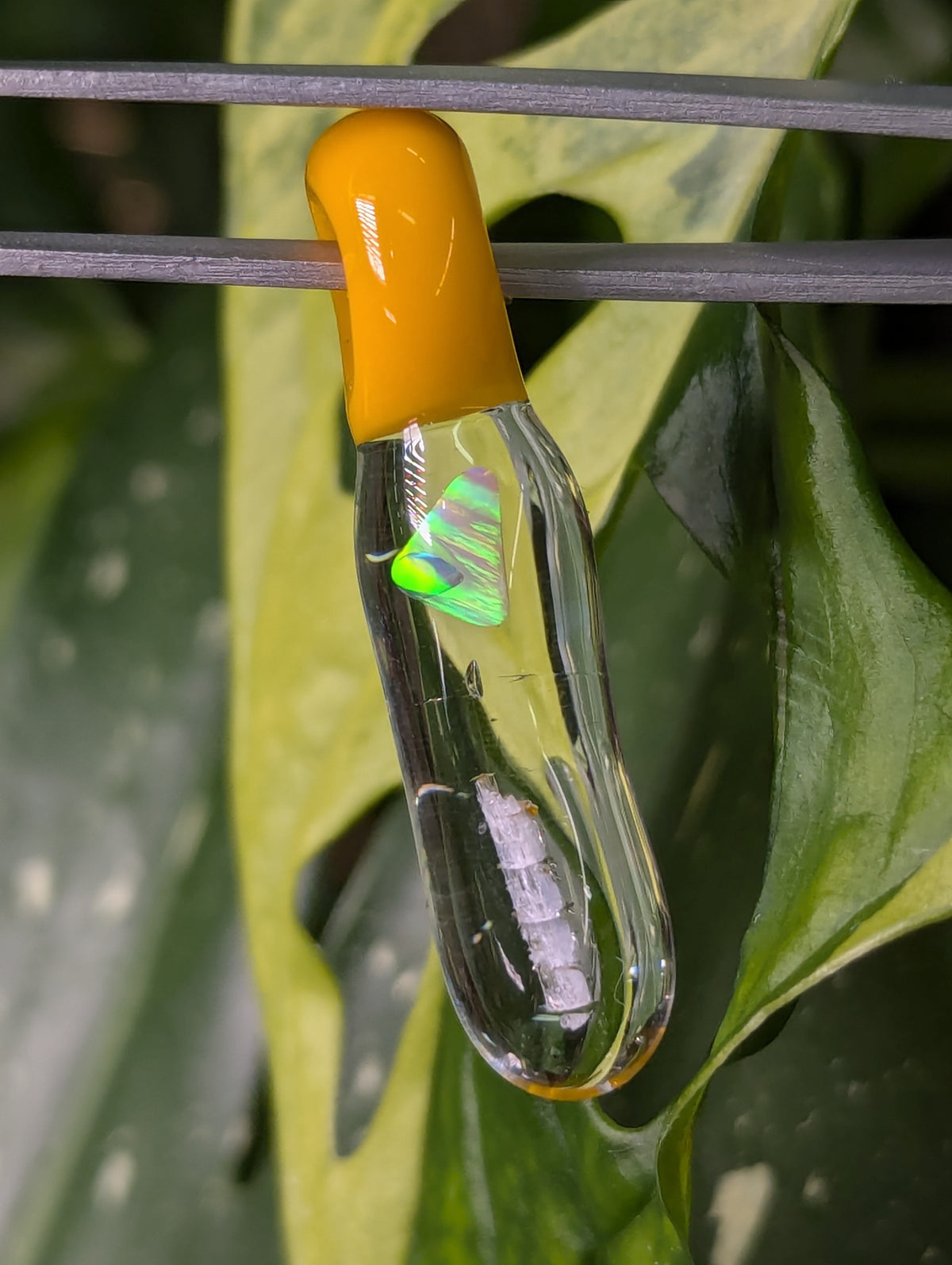 opal & kyanite pendant